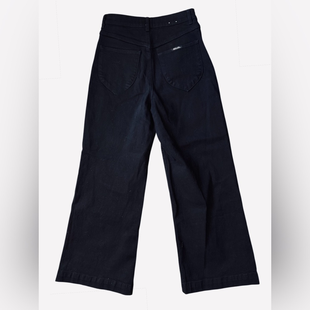 Rolla’s High Rise Wide Leg Jeans – Size 28, Black, Excellent Condition - Picture 5 of 6